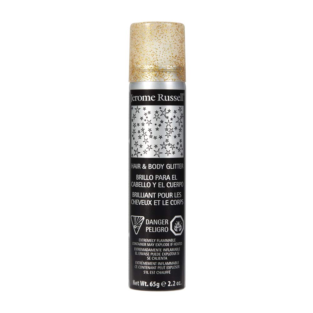 Jerome Russell Hair and Body Glitter Spray - Gold